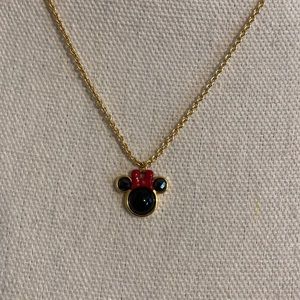 Kate Spade Gold Minnie Mouse Necklace ✨